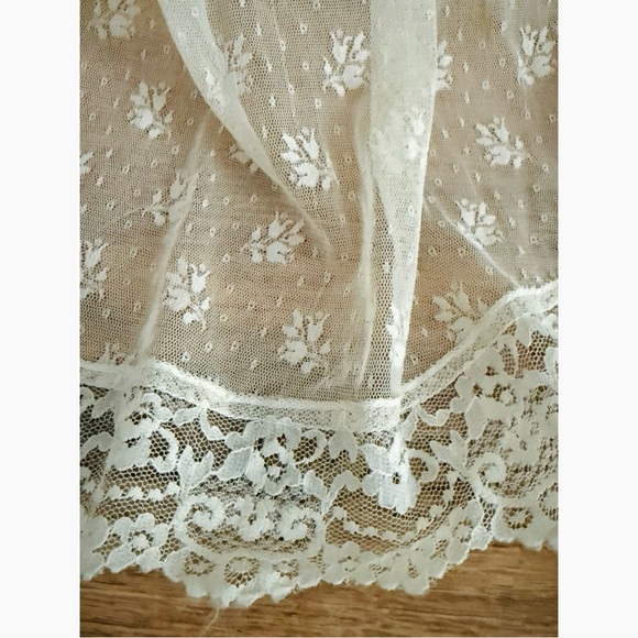 Vintage Gunne Sax by Jessica San Francisco Lace Dress Creme Ivory Woman XXS Fit - Picture 8 of 16